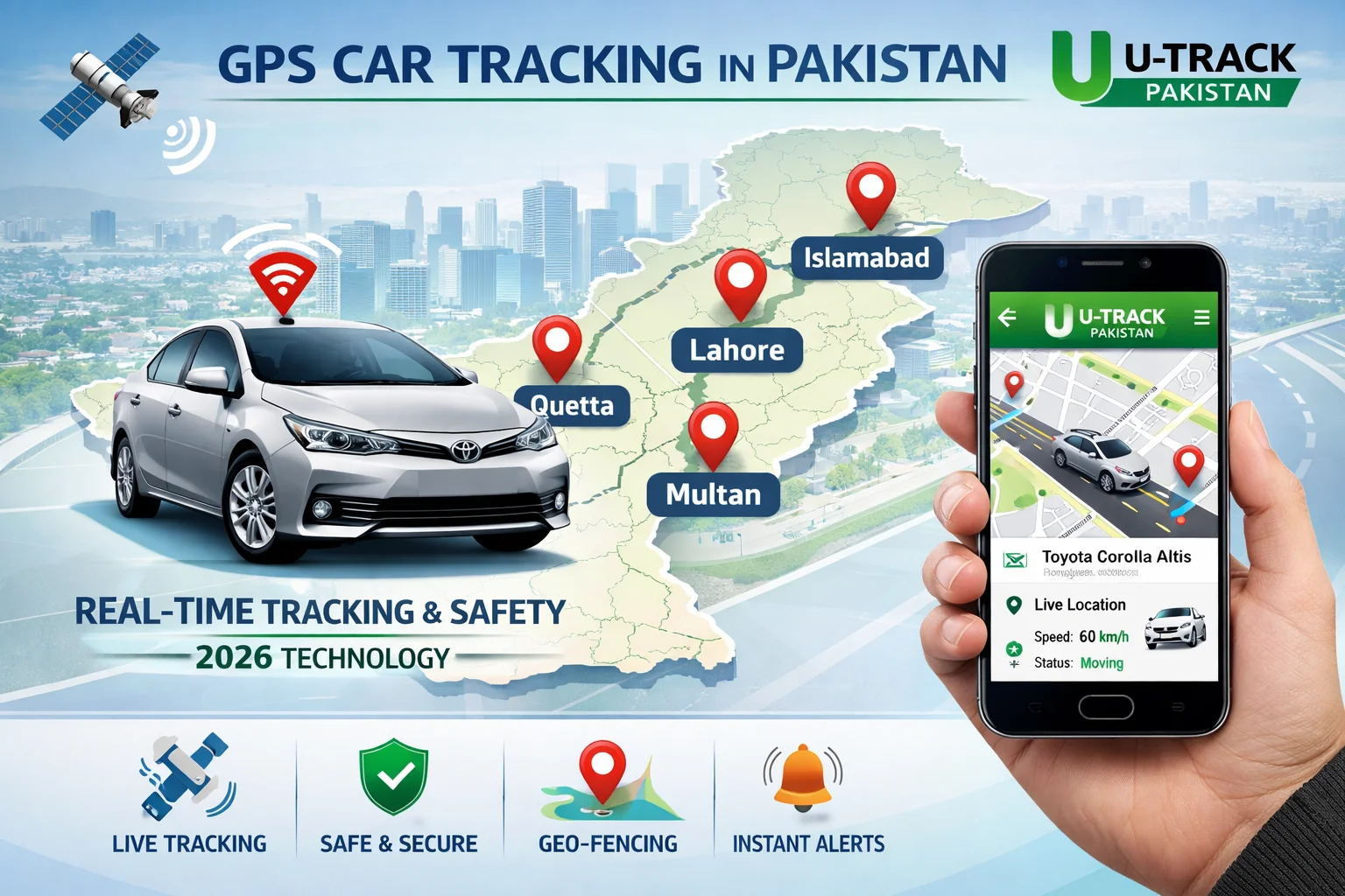 How Can I Track My Car? Live GPS Tracking & Security System – U-Track