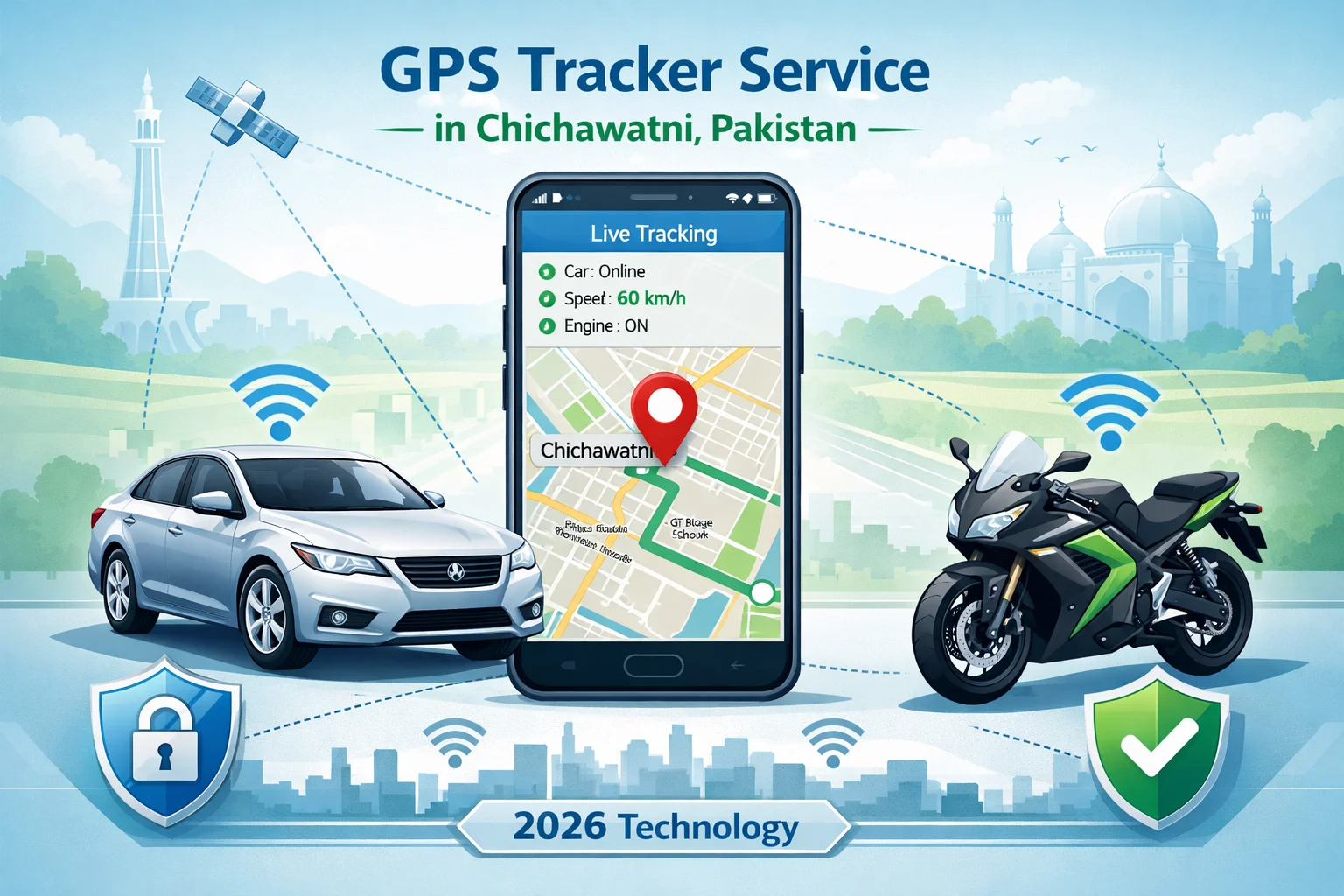 Tracker Service in Chichawatni