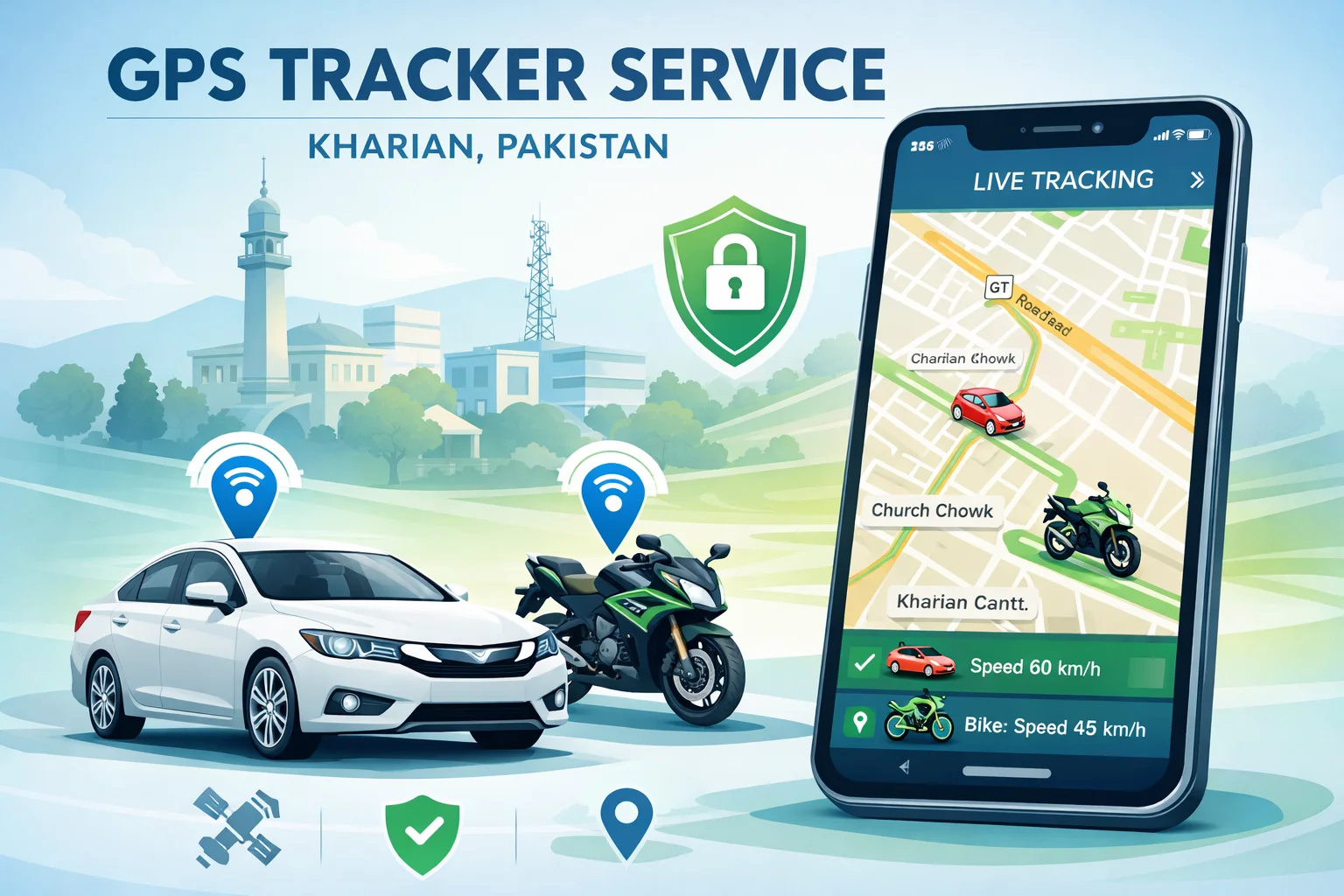 Tracker Service in Kharian
