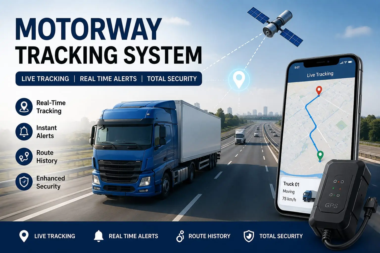 Motorway tracking system