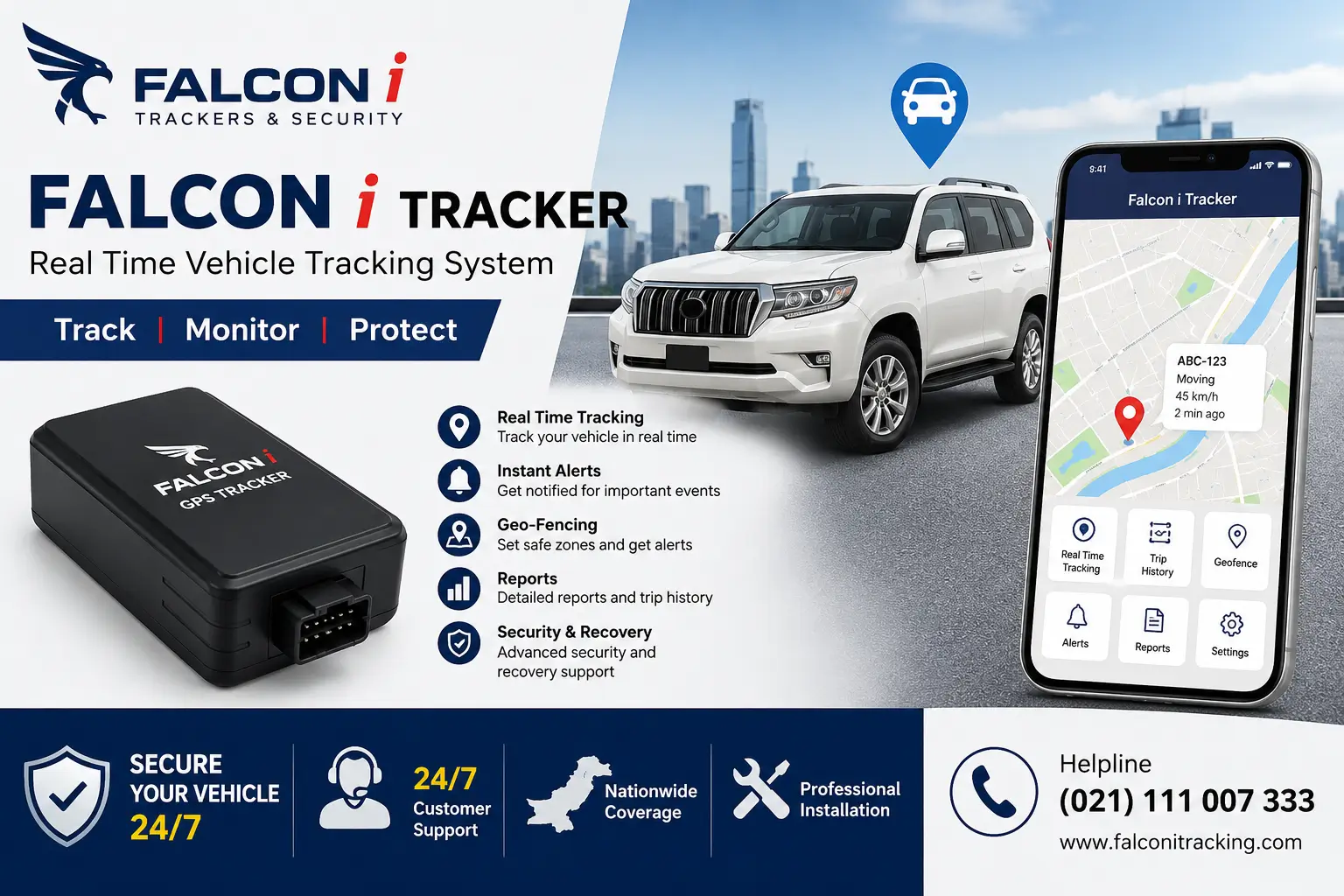 Falcon i Tracker Price in Pakistan Packages, Features, App, Login and Complete Guide
