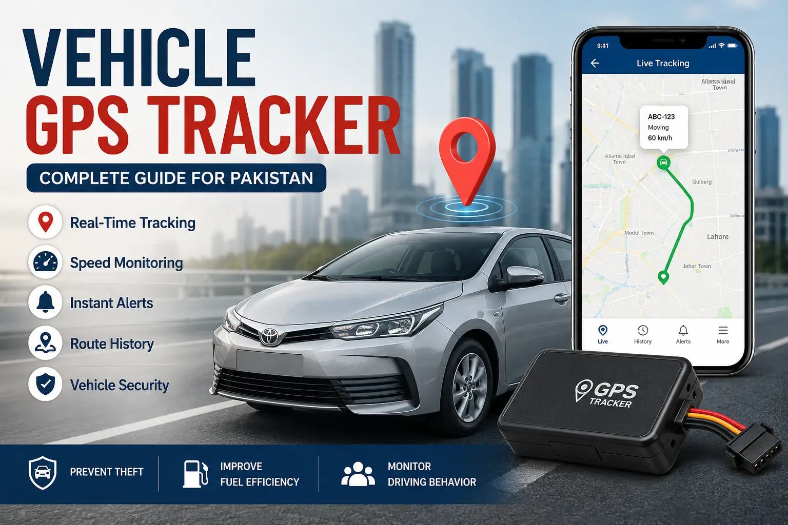Vehicle GPS Tracker Complete Guide for Vehicle Tracking Pakistan