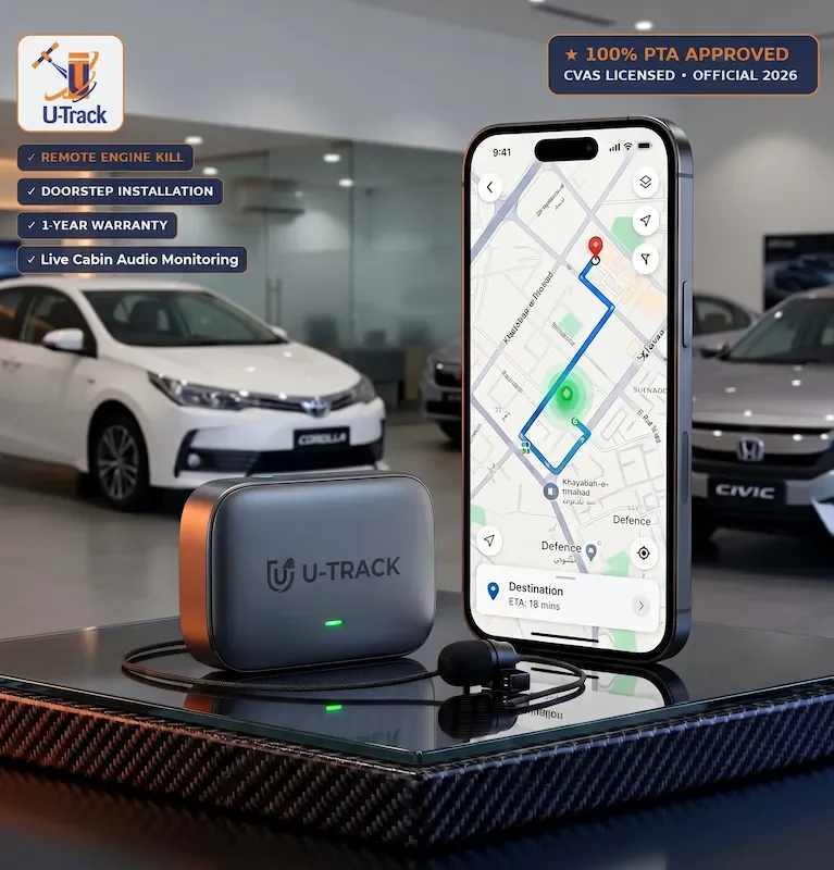 Car Tracker With Mic in Pakistan - UTrack Support Package with Cabin Voice Listening