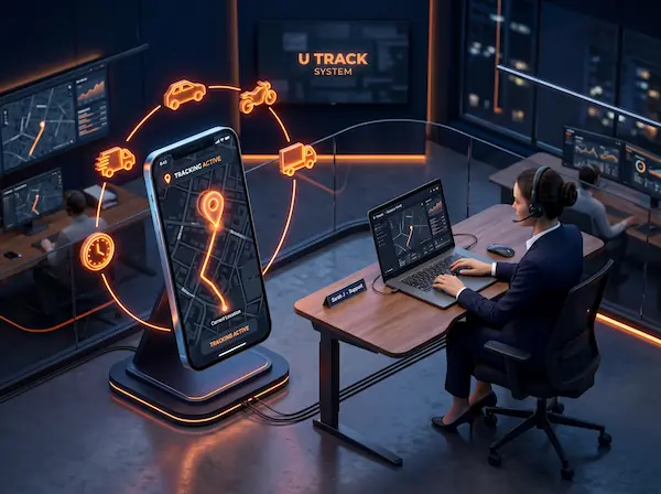 U-Track 24/7 GPS fleet tracking and security command center