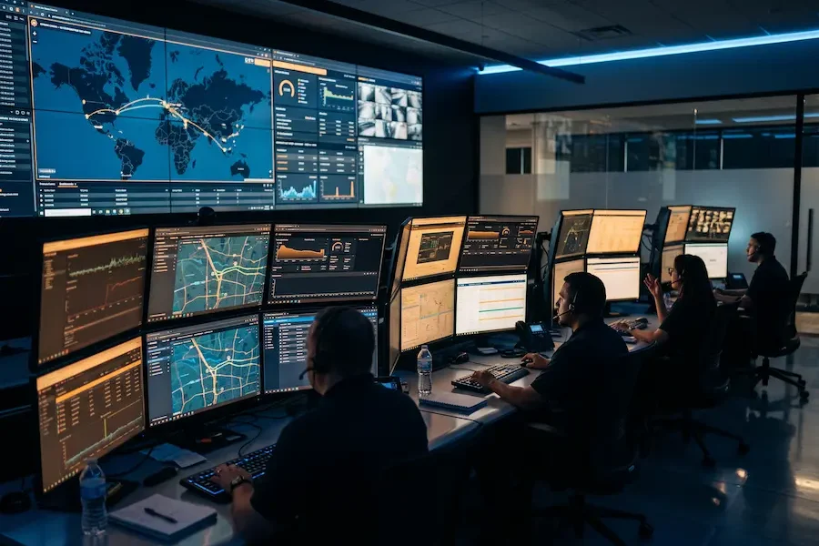 U-Track 24/7 dedicated vehicle monitoring and rapid recovery control center.