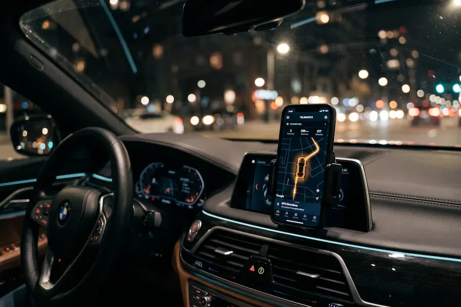 Live vehicle location tracking and remote engine cut-off via the U-Track mobile app